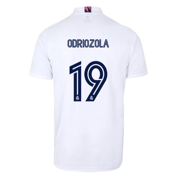 Maglia Real Madrid Prima NO.19 Odriozola 20/21 Bianco